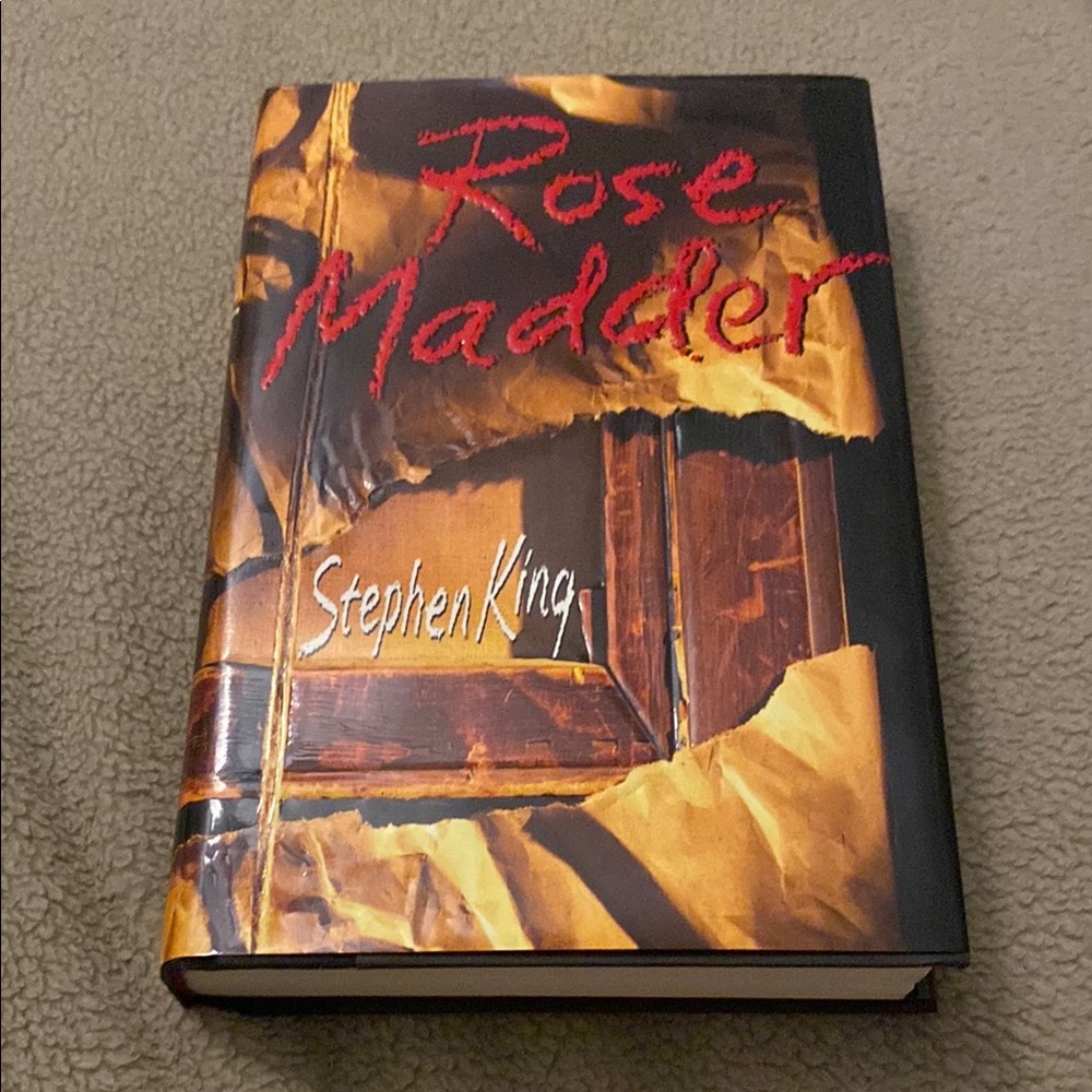 Stephen King 'Rose Madder' Hardcover Book